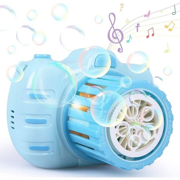 Bubble Machine Toys for Kids, Camera Bubble Maker - Picture 1 of 7